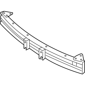 Nissan 62032-5SA0C Reinforce-Front Bumper Center, Inner