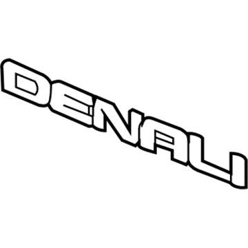 GM 15825691 Nameplate