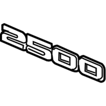GM 15117741 Nameplate