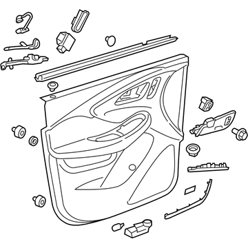 GM 23361951 Door Trim Panel