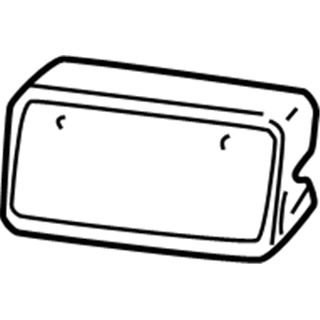 Ford F65Z-17A385-AA License Bracket