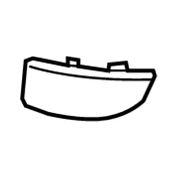 Infiniti 62256-1MS4A Front Bumper Grille Right