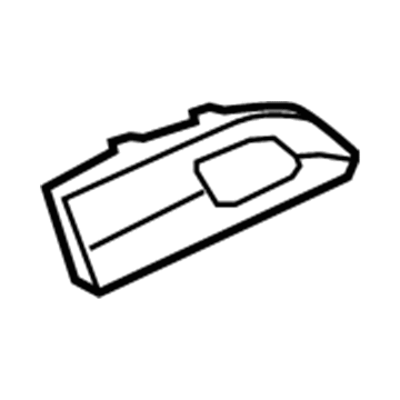 Acura 83732-STX-A03ZA Panel Assembly, Right Rear Door Trim (Dj Curly Koa Wood)