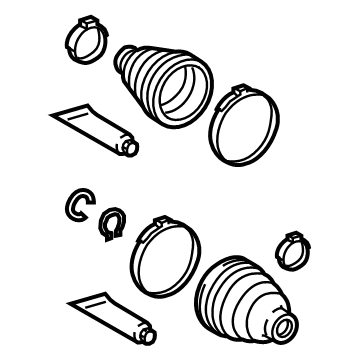 Toyota 04429-48071 Boot Kit
