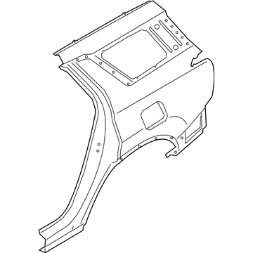 Hyundai 71503-S8C00 Panel Assembly-Quarter Outer, LH