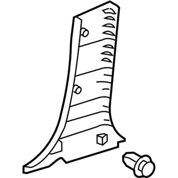 Lexus 62413-33090-A1 GARNISH, Center Pillar