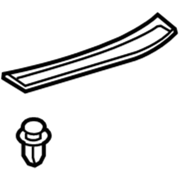 Lexus 67915-33070 Plate, Rear Door Scuff