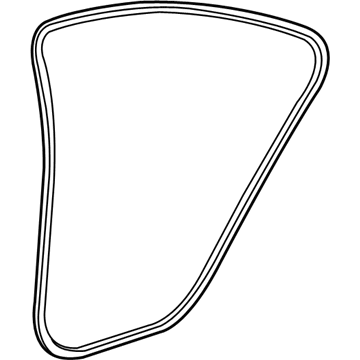 Lexus 62331-33901 WEATHERSTRIP, RR Doo