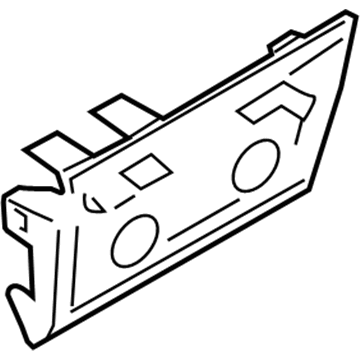 BMW 51-16-9-168-342 Trim, Centre Console, Rear Bottom