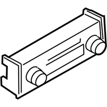 BMW 61-31-9-290-750 A/C Control Panel, Rear Cabin