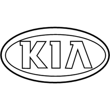 Kia 863182T000 Kia No.115-Ornament