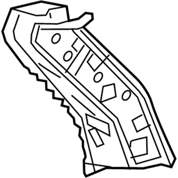 GM 84025402 Rear Pillar