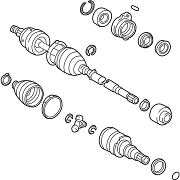 Toyota 43420-16131 Axle Shaft Assembly
