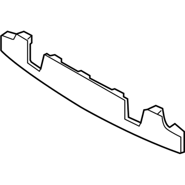 Hyundai 86620-3Q700 Absorber-Rear Bumper Energy