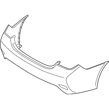 Hyundai 86611-3Q700 Rear Bumper Cover