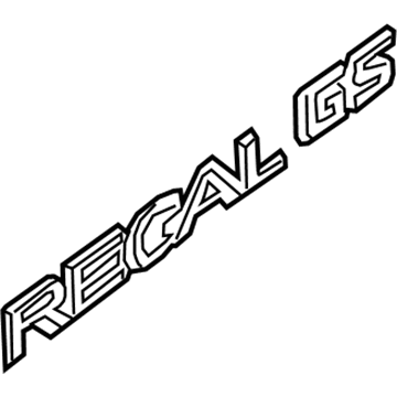 GM 39124293 Nameplate