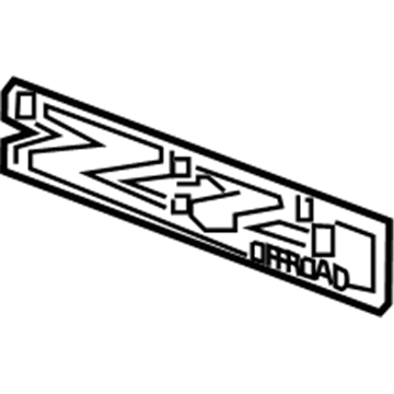 GM 23465289 Nameplate