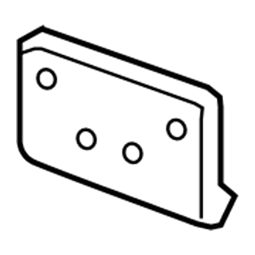 GM 25851340 License Bracket