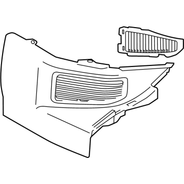 Toyota 76973-0A030 COVER, RR UNDER SIDE