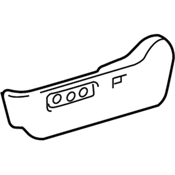 Lexus 71811-33170-A1 Shield, Front Seat Cushion, RH