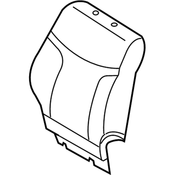 Lexus 71073-33A90-B2 Front Seat Back Cover, Right (For Separate Type)