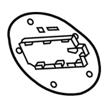GM 22865366 Fuel Door