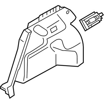 Hyundai 85730-A5000-RY Trim Assembly-Luggage Side LH