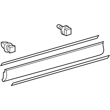 Toyota 75074-0R060-B0 Lower Molding
