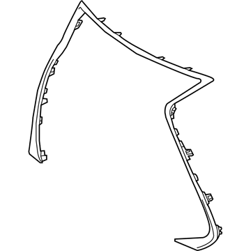 Lexus 53121-53030 Moulding, Radiator Grille