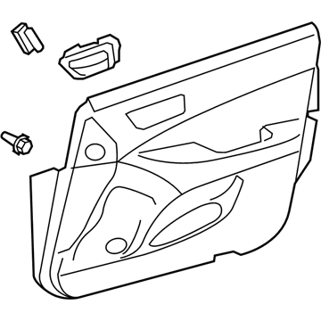Lexus 67610-33F20-C0 Panel Assembly, Door Trim