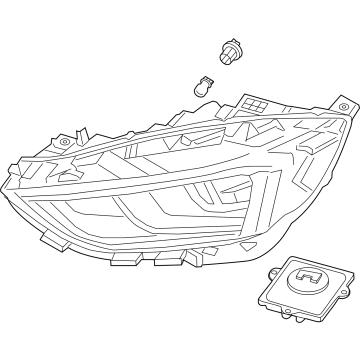 Ford KT4Z-13008-AZ Headlamp Assembly