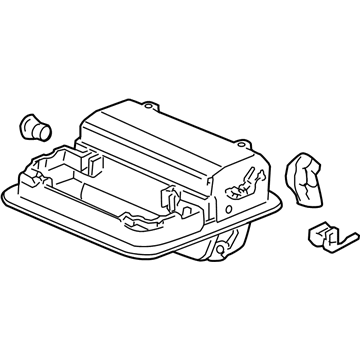 Honda 83250-SDA-A03ZA Console Assy., Roof *NH220L* (CLEAR GRAY)