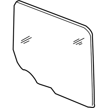 GM 15189210 Door Glass