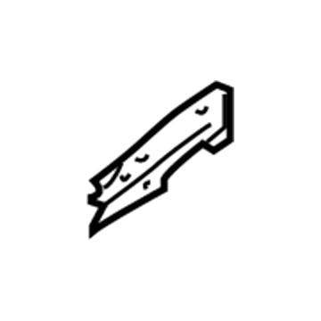 Kia 621603E000 Gusset-Plate, RH