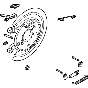 Mopar 52010141AG Plate-Parking Brake