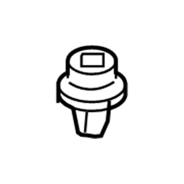 BMW 51-41-8-224-768 Clip With Washer, Natur