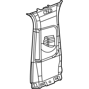 Mopar 6ML14SA5AD Molding-B Pillar Upper