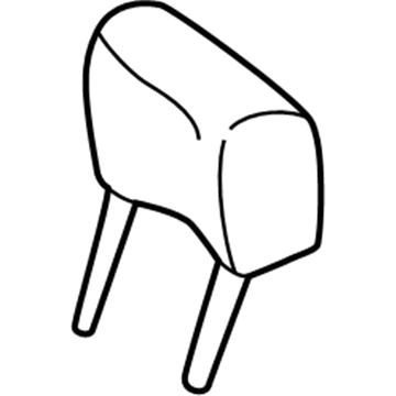 Nissan 86400-5Y603 Head Rest Assembly-Front Seat