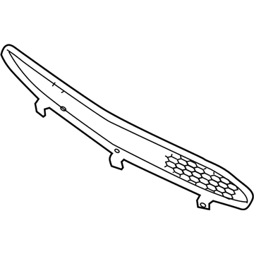 BMW 51-11-7-205-560 Grille, Middle Bottom