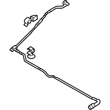 BMW 17-12-8-096-445 PIPE, RADIATOR-EXPANSION TAN