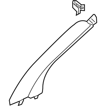 Ford BB5Z-7803598-AB Windshield Pillar Trim