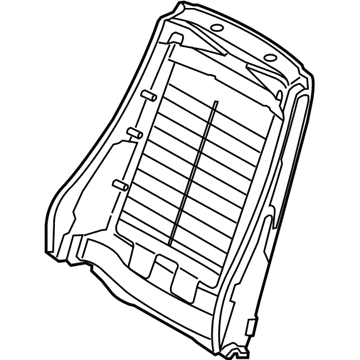 BMW 52-10-7-243-531 Backrest Frame Electrical. Fa