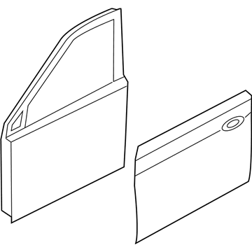 Hyundai 76003-2W010 PANEL ASSY-FRONT DOOR, LH