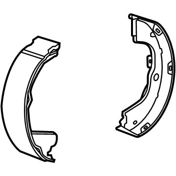 GM 84523897 Park Brake Shoes