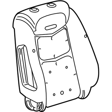 GM 84718408 Seat Back Pad