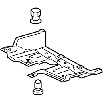 Lexus 58166-0E050 Cover, Front Floor, LH