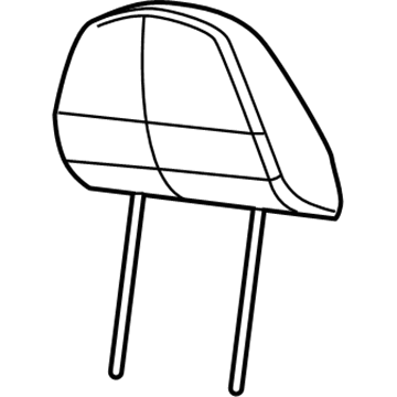 Mopar 1RX16DW1AB HEADREST-Front