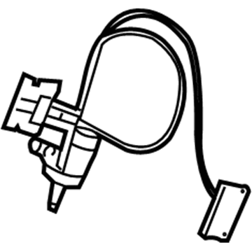 BMW 52-10-7-848-685 Motor, Backrest Width Adjustment, Left