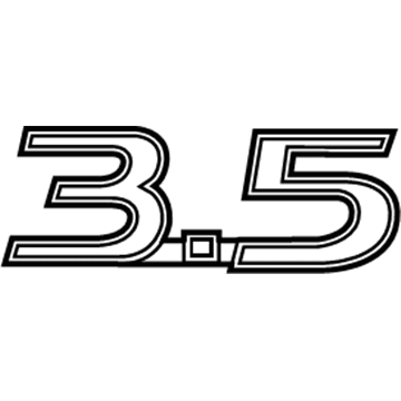 Infiniti 63890-9NA2A Front Fender Emblem