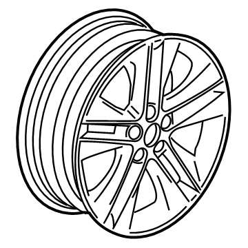 GM 42693409 Wheel, Alloy
